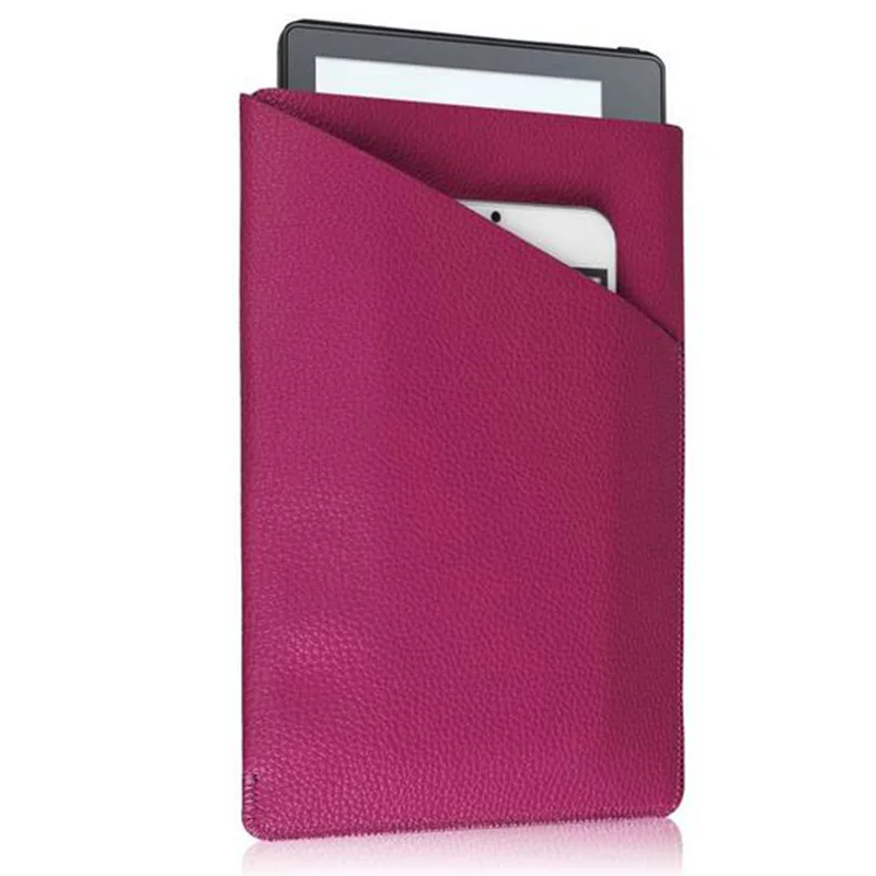 Enzi Бизнес универсальный ПУ кожаный чехол сумка Мягкий Планшеты для 7 дюймов-8