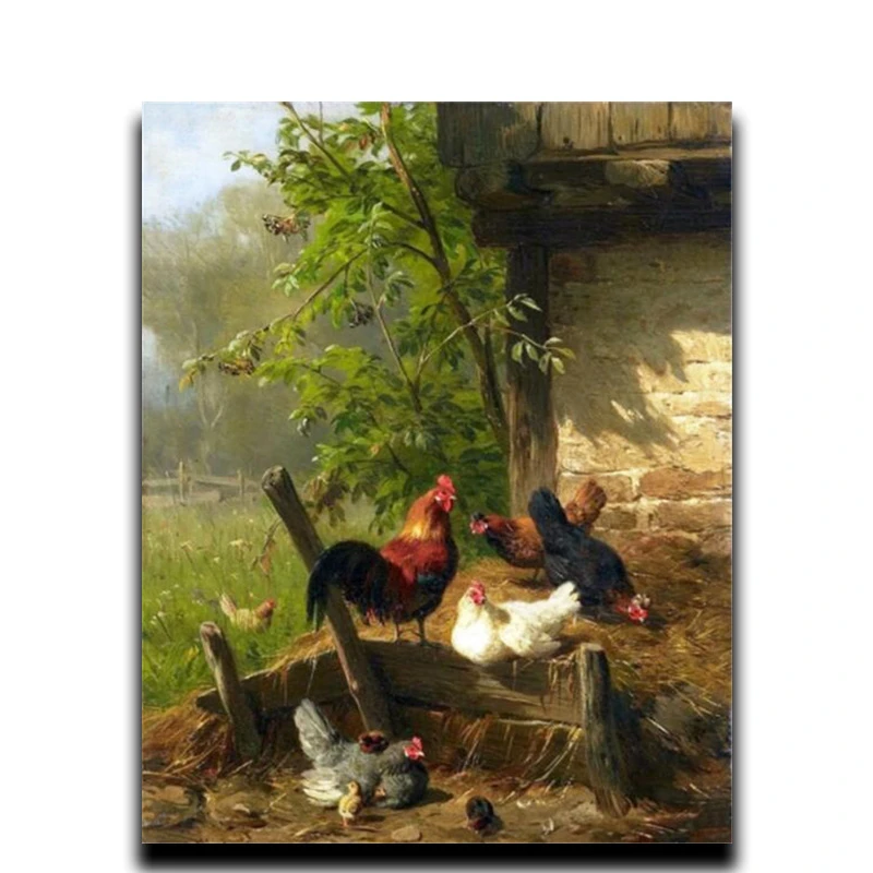 

5D diy diamond paint embroidery full diamond animal chickens pigeon square mosaic diamond painting embroidery pearl embroidery