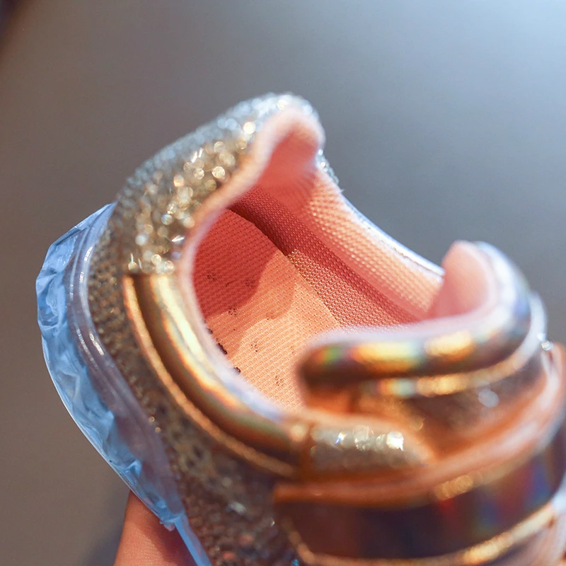 Spring 2021 Girls Bling Rhinestone Fashion Sneakers Toddler/Little/Big Kid Sparkle Casual Trainers Children Glitter Brand Shoes | Детская