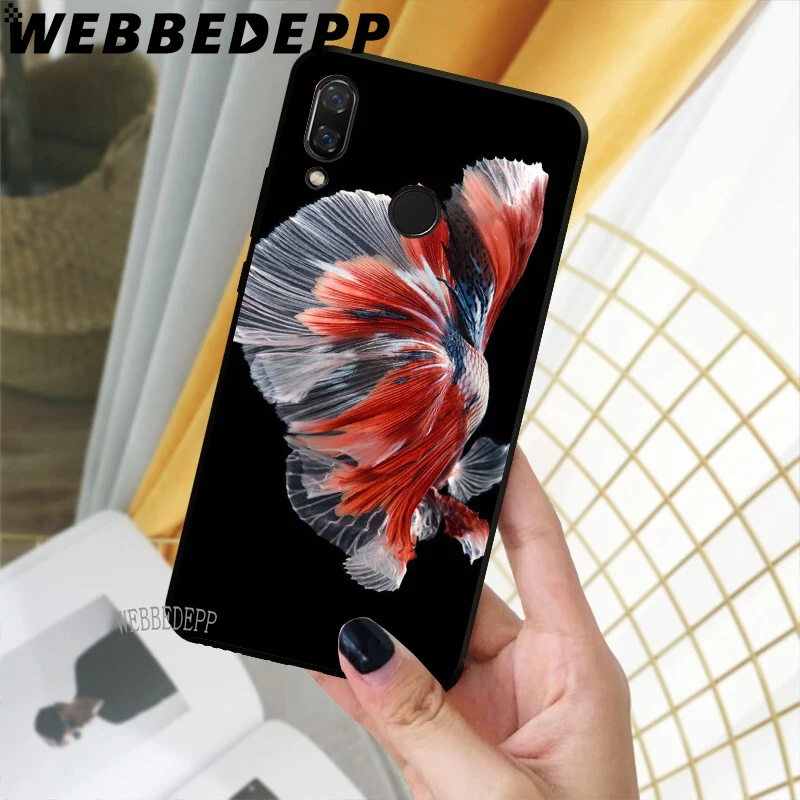 WEBBEDEPP Betta Fish мягкий чехол из ТПУ для Xiaomi Mi 6 8 A2 Lite 9 Pro A1 Mix 2s Max 3 F1 | Мобильные телефоны