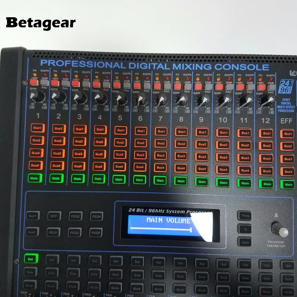 Betagear Профессиональный цифровой аудио микшерный пульт 12 каналов аудио dj consola de аудио Профессиональный звуковой микшер живой звук