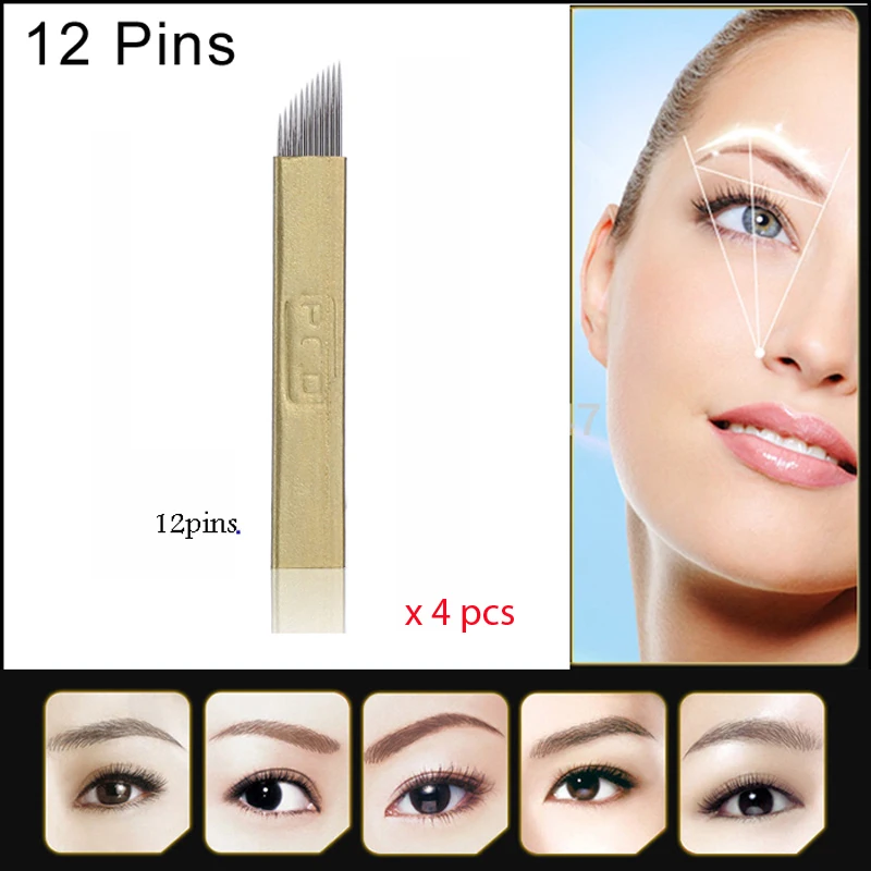 Стерилизованная ручка для микроблейдинга ручной Макияж Бровей тату ручки