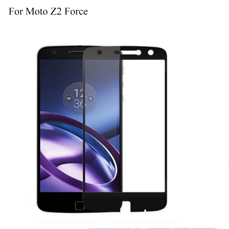 2 шт. закаленное стекло для Moto Z2 Force Z полное покрытие 9H взрывозащищенное Защитное