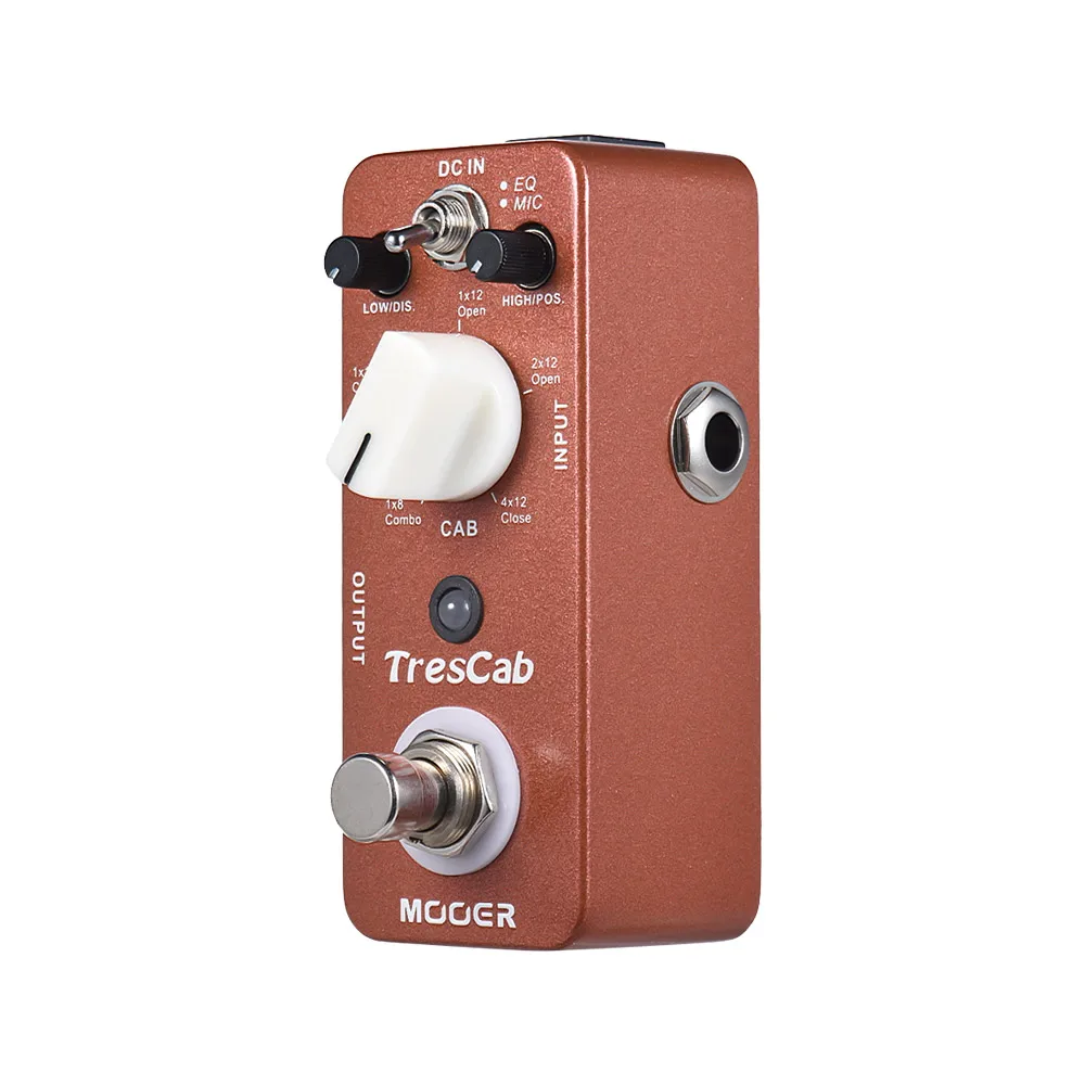 MOOER TresCab имитация кабинета педаль для гитарных эффектов настоящий байпас