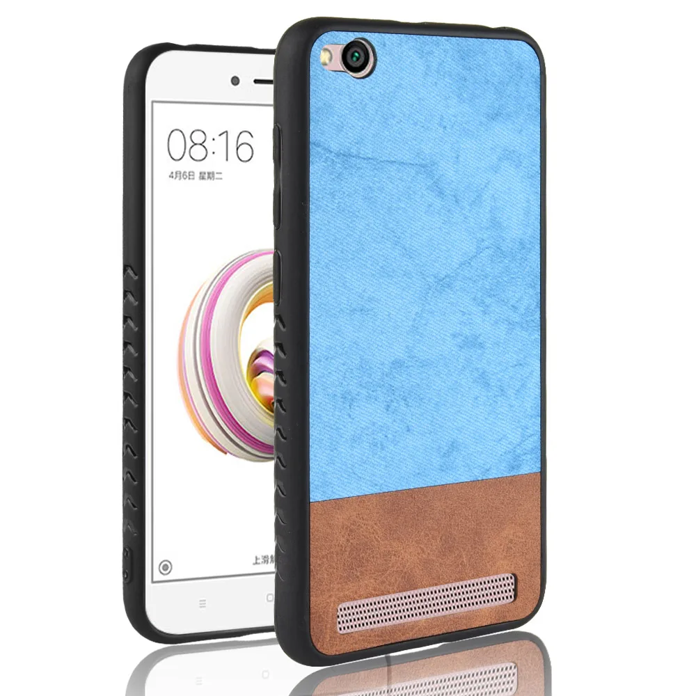 For Xiaomi Redmi 5A Case TPU Silicone Cover for 5 A cases pc+tpu phone Redmi5A back Two-tone PU Phone | Мобильные телефоны и