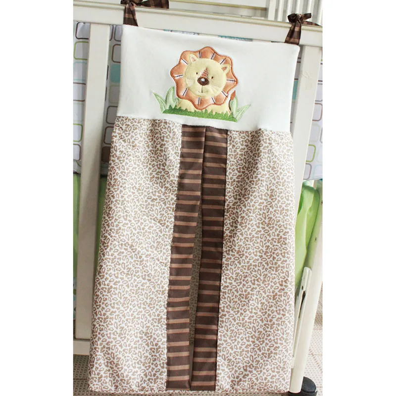 Подвесная сумка для хранения детской кровати органайзер из хлопка новорожденной