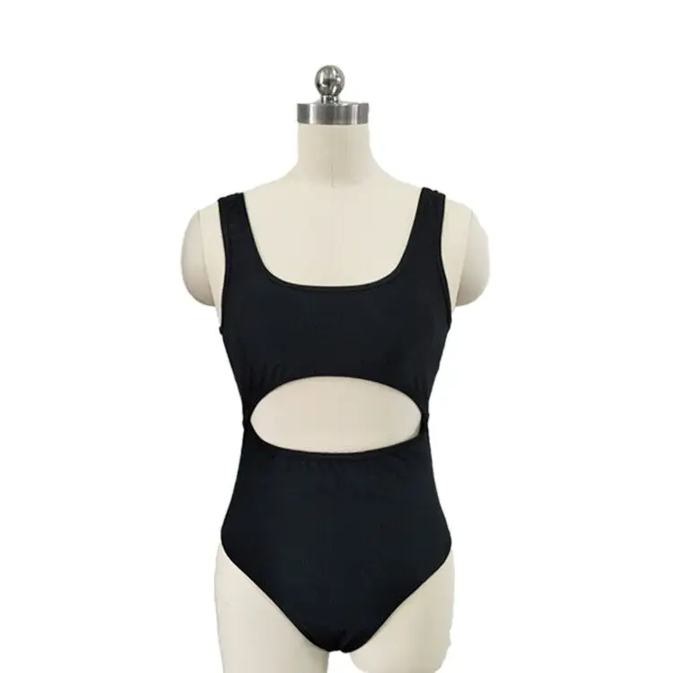 Цельный купальник сплошной цвет ажурный Холтер строе K Pielowe Damskie Maillot De Bain Femme Mayo