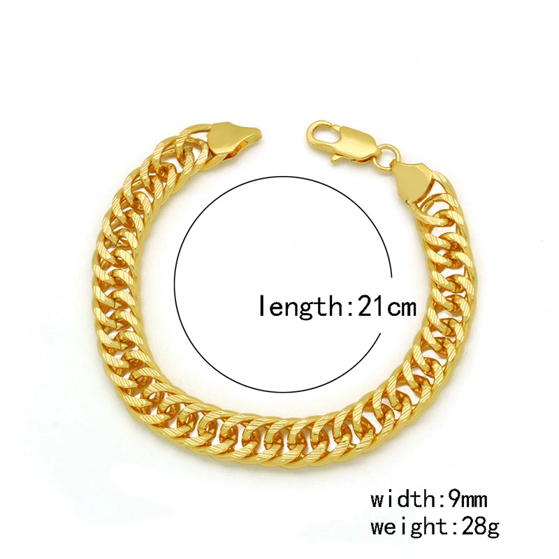 Lureen звено цепи ожерелье браслет полный кварцевые часы золотые зубы Grillz 4 шт. комбо набор ювелирных изделий вечерние подарок W0002