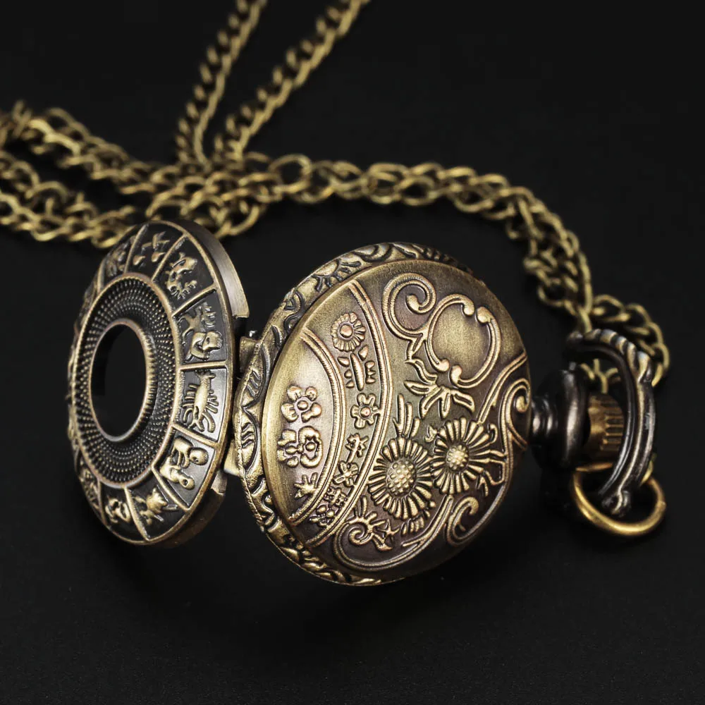 Модные унисекс античные ретро маленькие женские часы Fob в стиле стимпанк