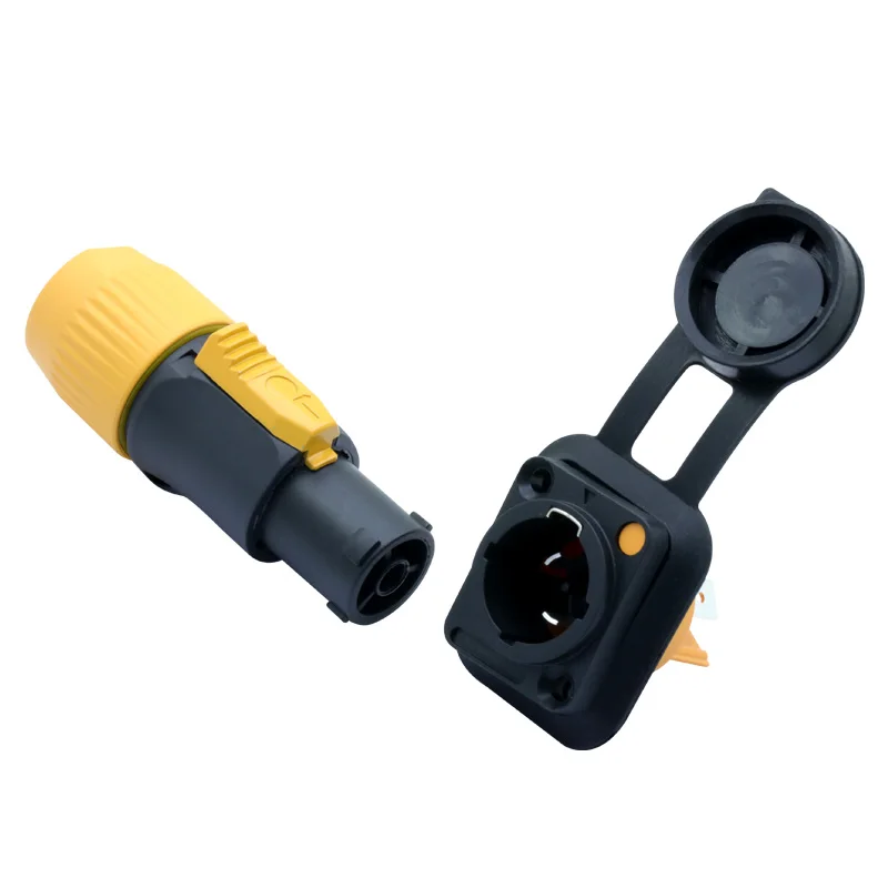 20A авиационный водонепроницаемый Мощность con светодиодный большой экран power Plug