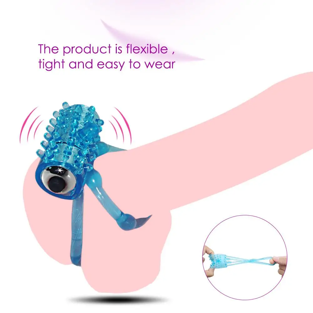 Новое Премиум многоразовое вибрирующее кольцо на пенис язык Дьявола Клитор