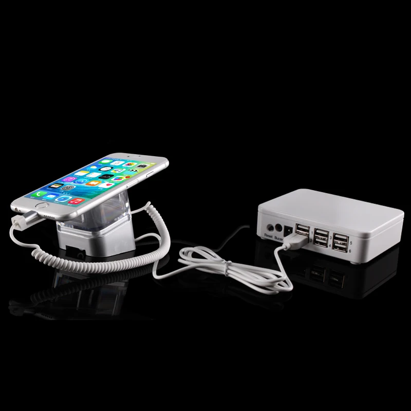 Система безопасности с 10 USB-портами для украшения мобильного магазина