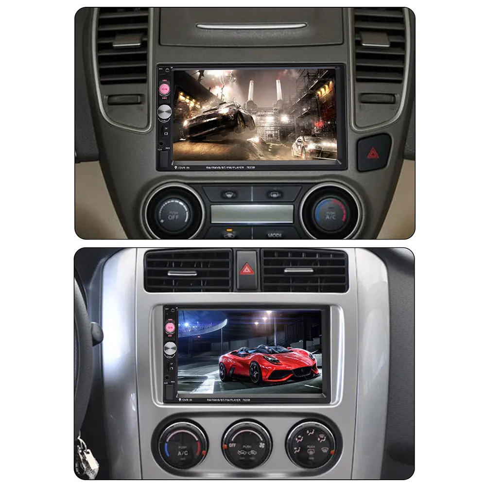 Car Multimedia Audio Player Stereo Radio 7 Inch Touch Screen HD MP5 Support Bluetooth Camera FM Hot Sale | Автомобили и мотоциклы