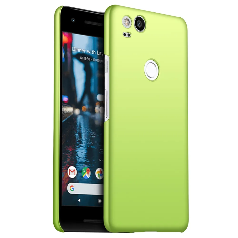 Для Google Pixel 2 2XL Футляр PC тонкий Coque матовая кожа Защитная крышка Чехлы для XL полное