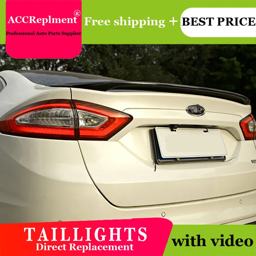 4PCS Car Styling for Ford mondeo Taillights 2011-2014 LED Tail Lamp+Turn Signal+Brake+Reverse light | Автомобили и мотоциклы