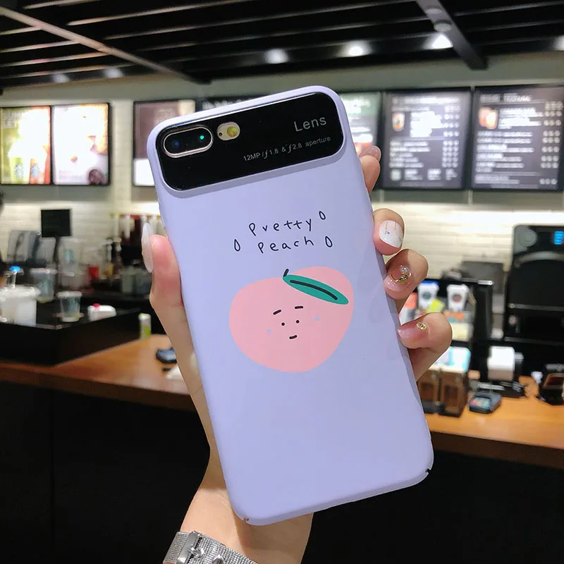 POBLU для iphone X модный мультяшный фруктовый оранжевый персиковый чехол телефона