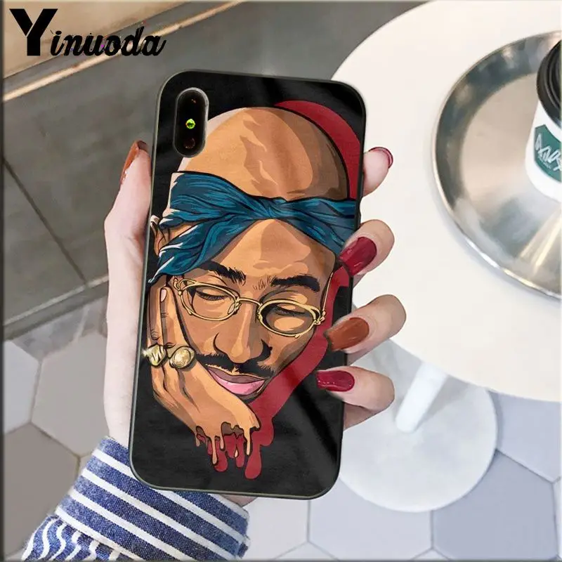 Yinuoda 2pac Tupac и Biggie чехол для телефона высокого качества Apple iPhone 8 7 6 6S Plus X XS MAX 5 5S SE XR