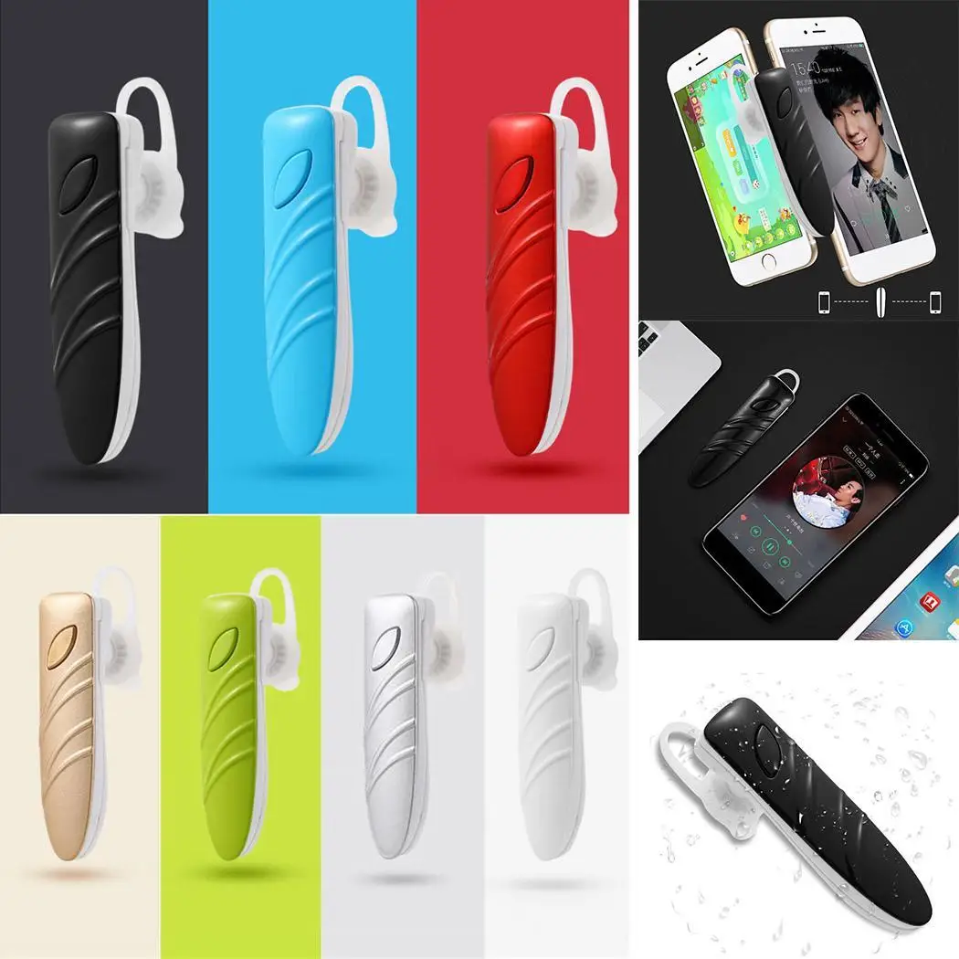 Общие стерео наушники гарнитура Bluetooth спортивные 10 метров 4 1 беспроводная