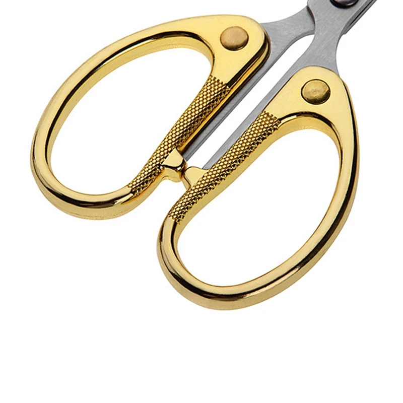 Золотые ножницы швейные для резки швов из нержавеющей стали профессиональные