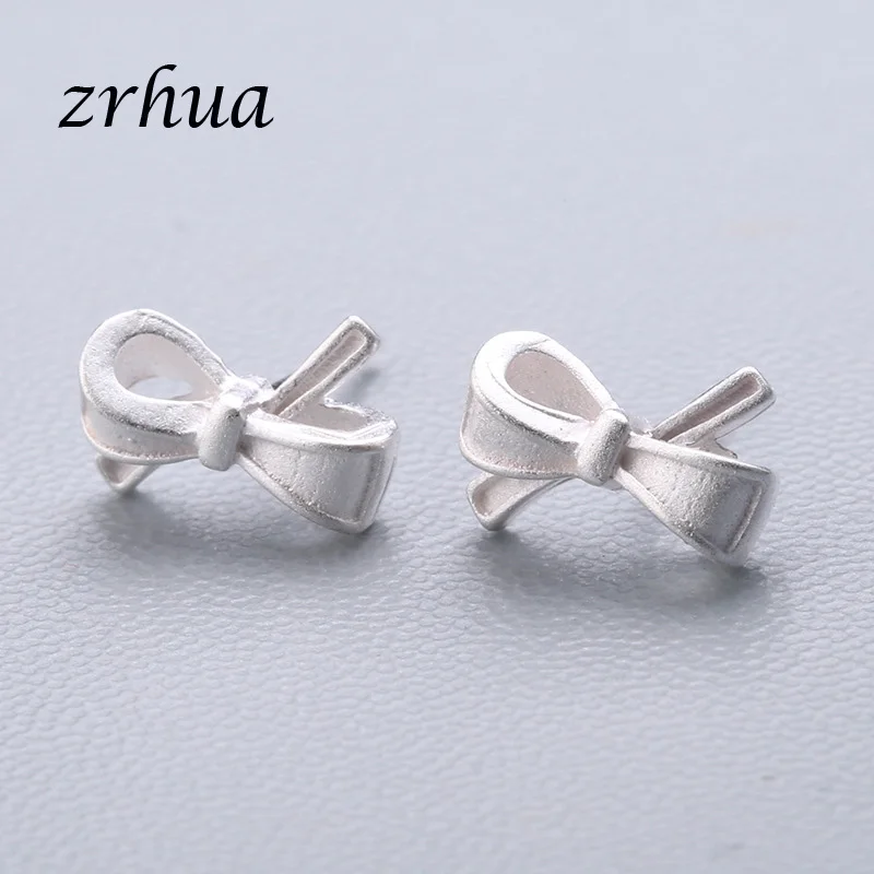 ZRHUA 925 пробы серебряные сплайсинга милые серьги-гвоздики с животными для женщин повседневные Девушки Brincos личность Стерлинговое Серебро-ювелирные изделия