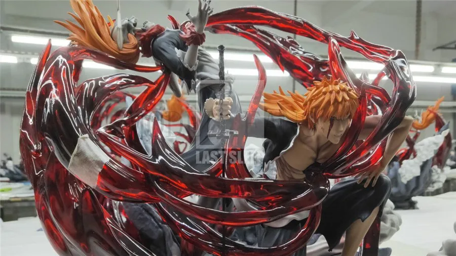 Модель вентиляторов последний сон отбеливатель 43 см Высота Куросаки ichigo GK смолы статуя фигура для коллекции