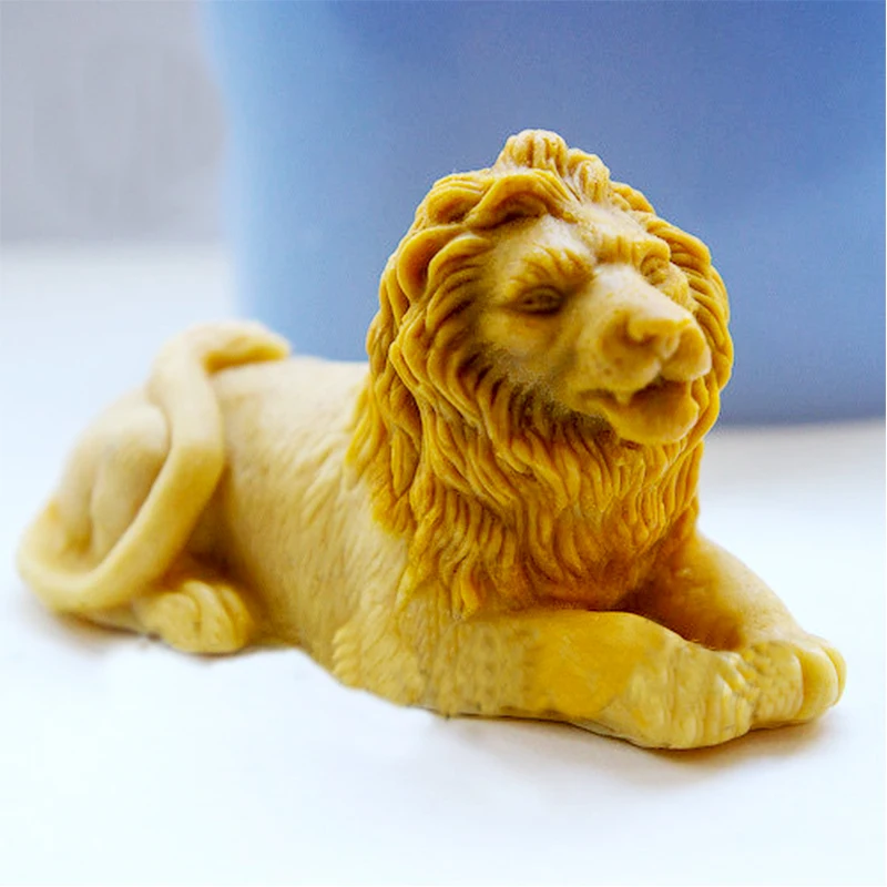 

PRZY Lion 3D Mold Soap Mould Silicone Molds Mold Moulds 54125 for Soap Animals Lion Molds Handemade Soaps Mould Aroma Stone