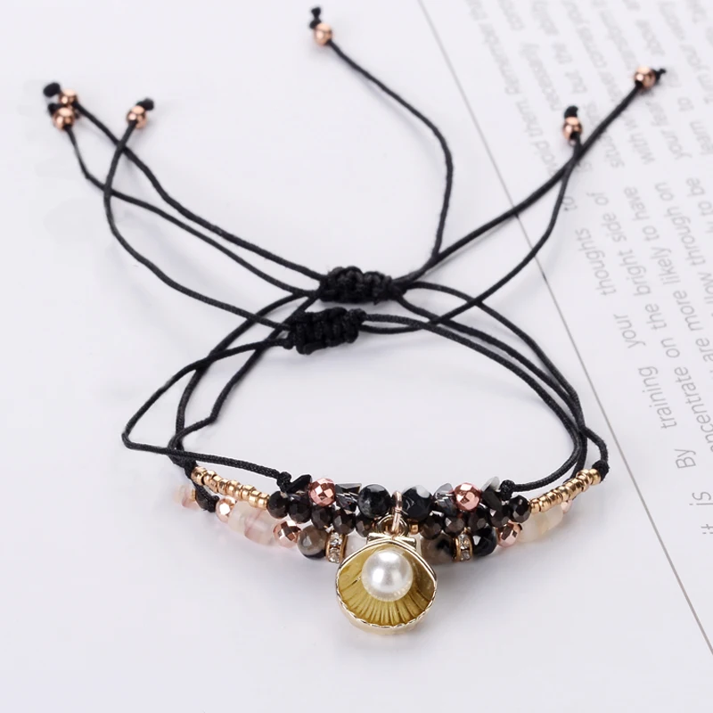 3 шт./компл. браслеты дружбы ручной работы с узелком и веревкой для женщин браслет