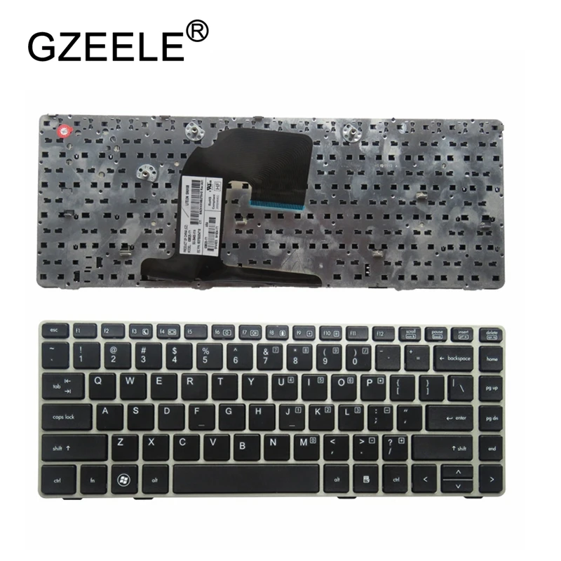 GZEELE Новая Клавиатура США ноутбук для hp для EliteBook 8460P 8460W 6460B 6460 8470 8470B 8470P 8470 6470 без точечной серебристой рамки