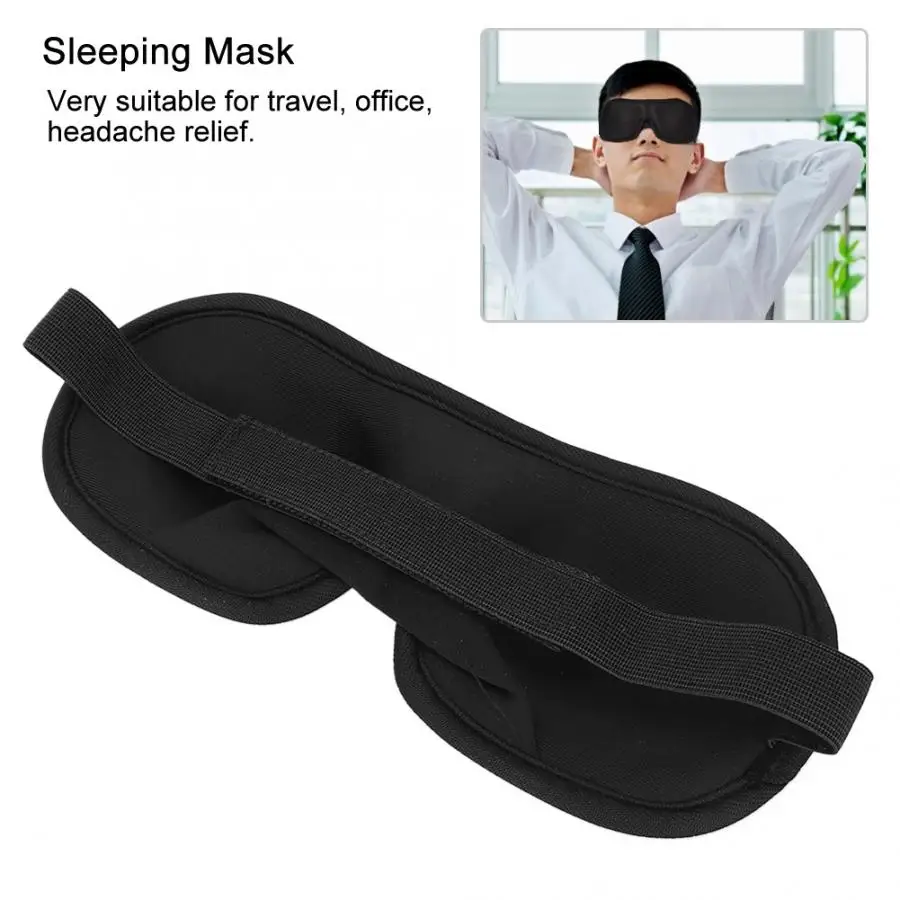 1Pcs 3D Sleep Mask Natural Sleeping Eye Mask Eyeshade Cover Shade Eye Patch Women Men Soft Portable Blindfold Travel Eyepatch