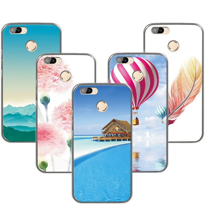 Exotic Natural Landscape Soft TPU Phone Case For Oukitel U22 Back Cover Silicone U 22 Flowers 5.5&quot Inch Coque |