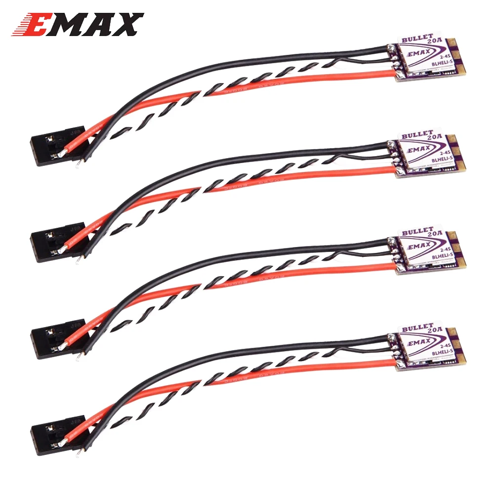 4 компл./лот EMAX пуля Скорость контроллер ESC 6A/12A/15A/20A/30A/35A на возраст от 2 до 6 лет с