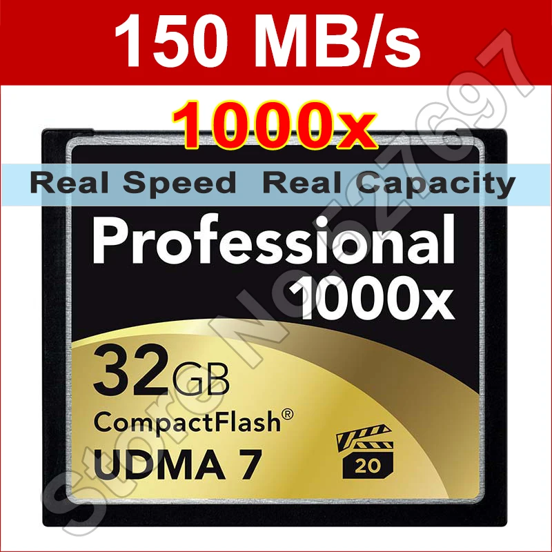 150 МБ/с. Марка Pro 1000x128 ГБ UDMA 7 CF Compact Flash Memory карты Для Камеры DSLR 1080 P Full HD 3D Видеокамера