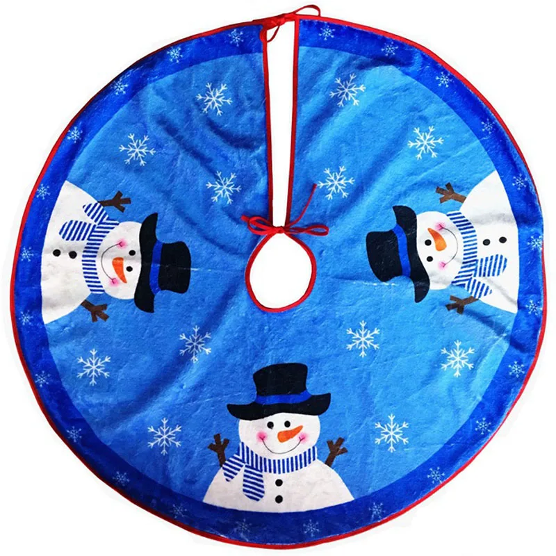 Юбка в виде снеговика 80 см декоративная Вельветовая юбка дерева высокого