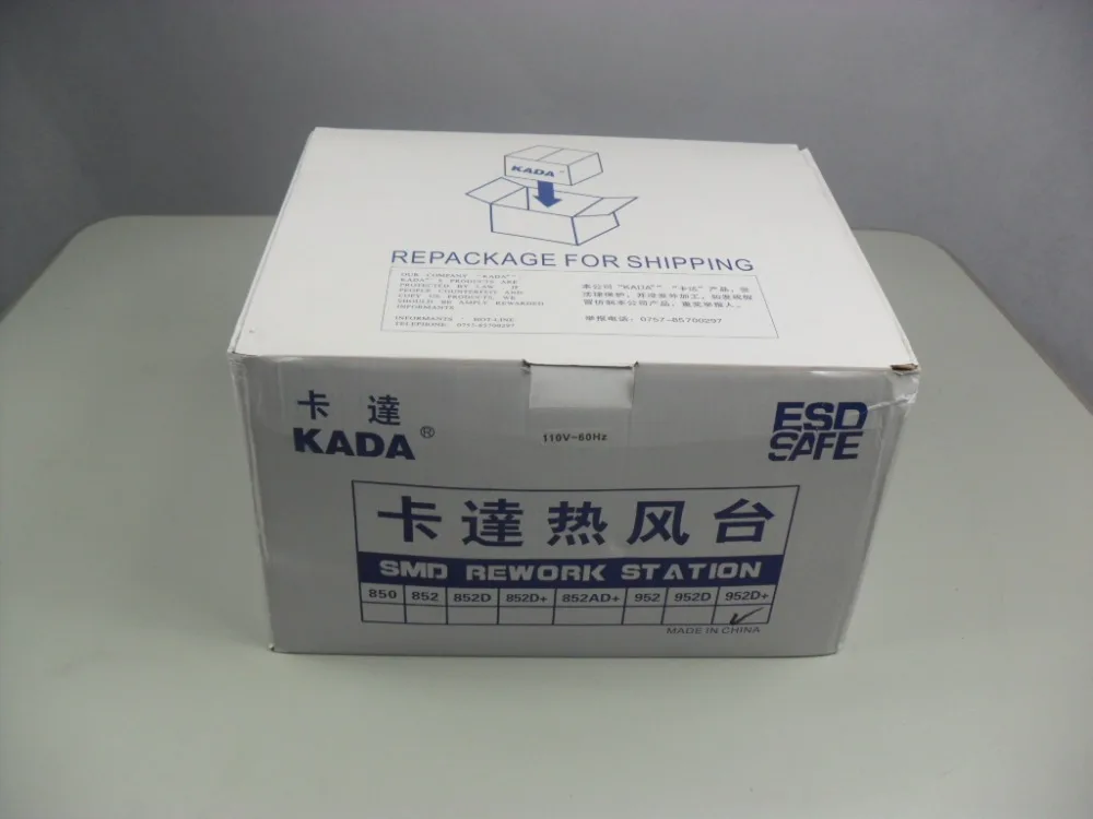 220В без свинца двойной цифровой дисплей SMD паяльная станция KADA 952D + горячий воздух