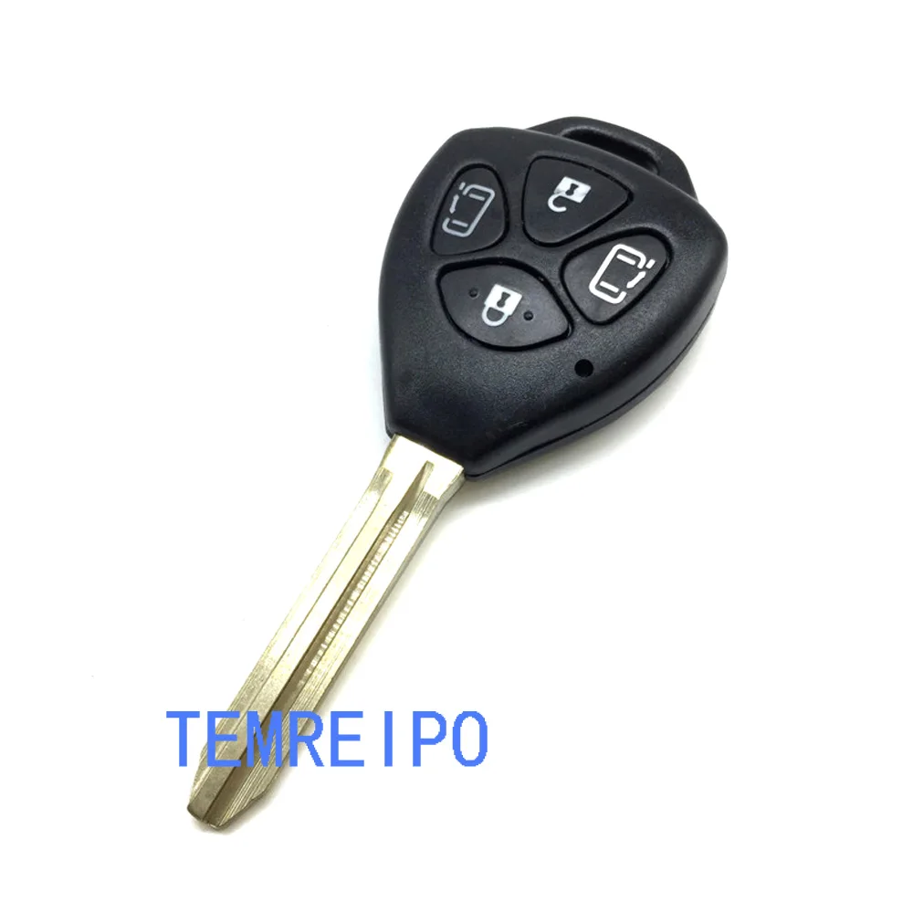 

4-кнопочный телефон ФОБ TOY43 Blade для Toyota