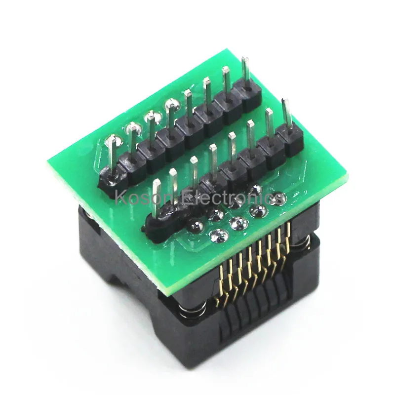 SOP16 до DIP16 поворотный SOIC16 к IC сокет программатор адаптер розетка 150 мил|turn| |