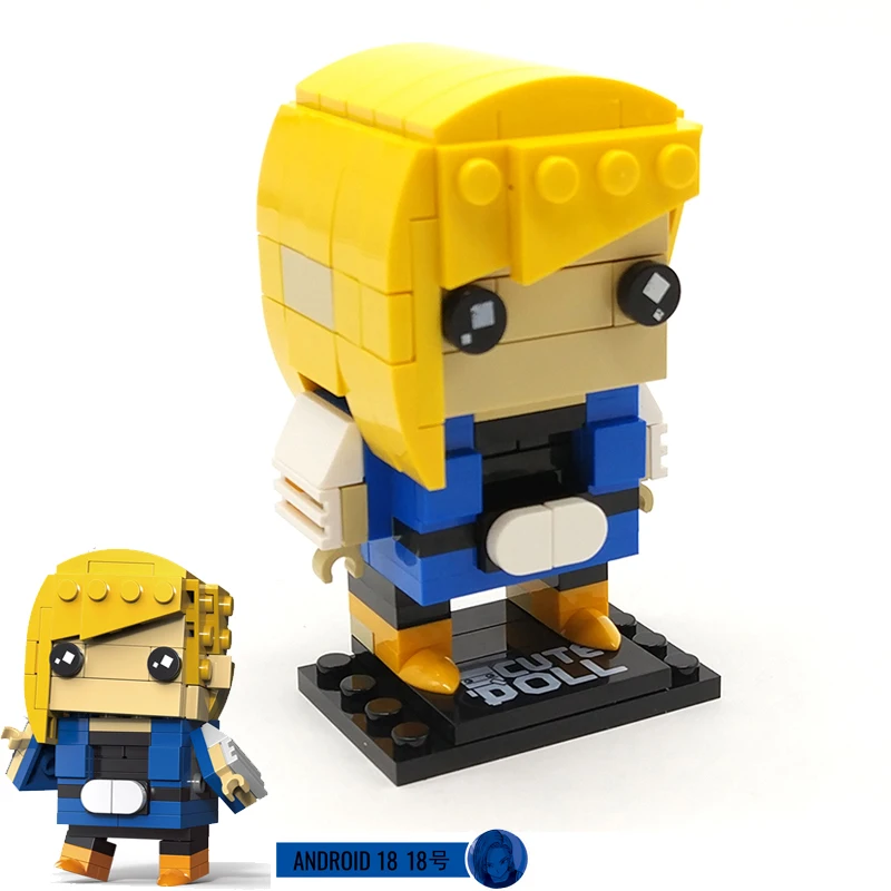 Style 10 Decool Brickheadz Dragon Ball Z Супергерои Железный человек Marvel Супергерои фигурки Бэтмена строительные блоки кирпичи головы игрушки - Цвет: Style 10