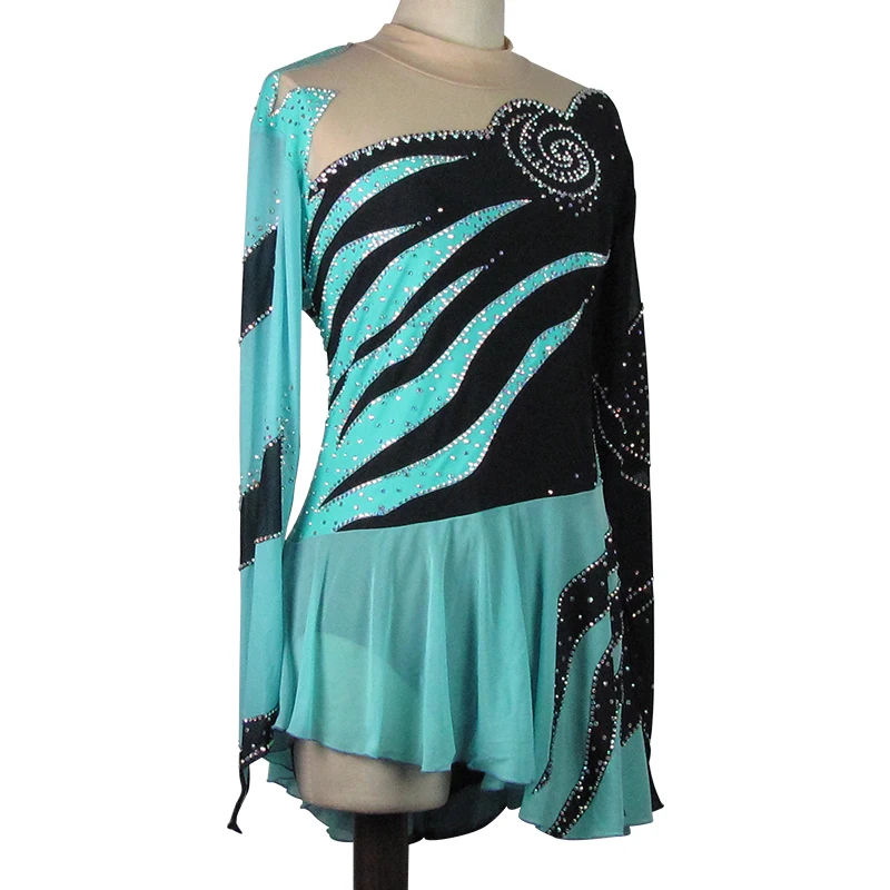 Изготовленная на заказ одежда для фигурного катания девочек и женщин Одежда