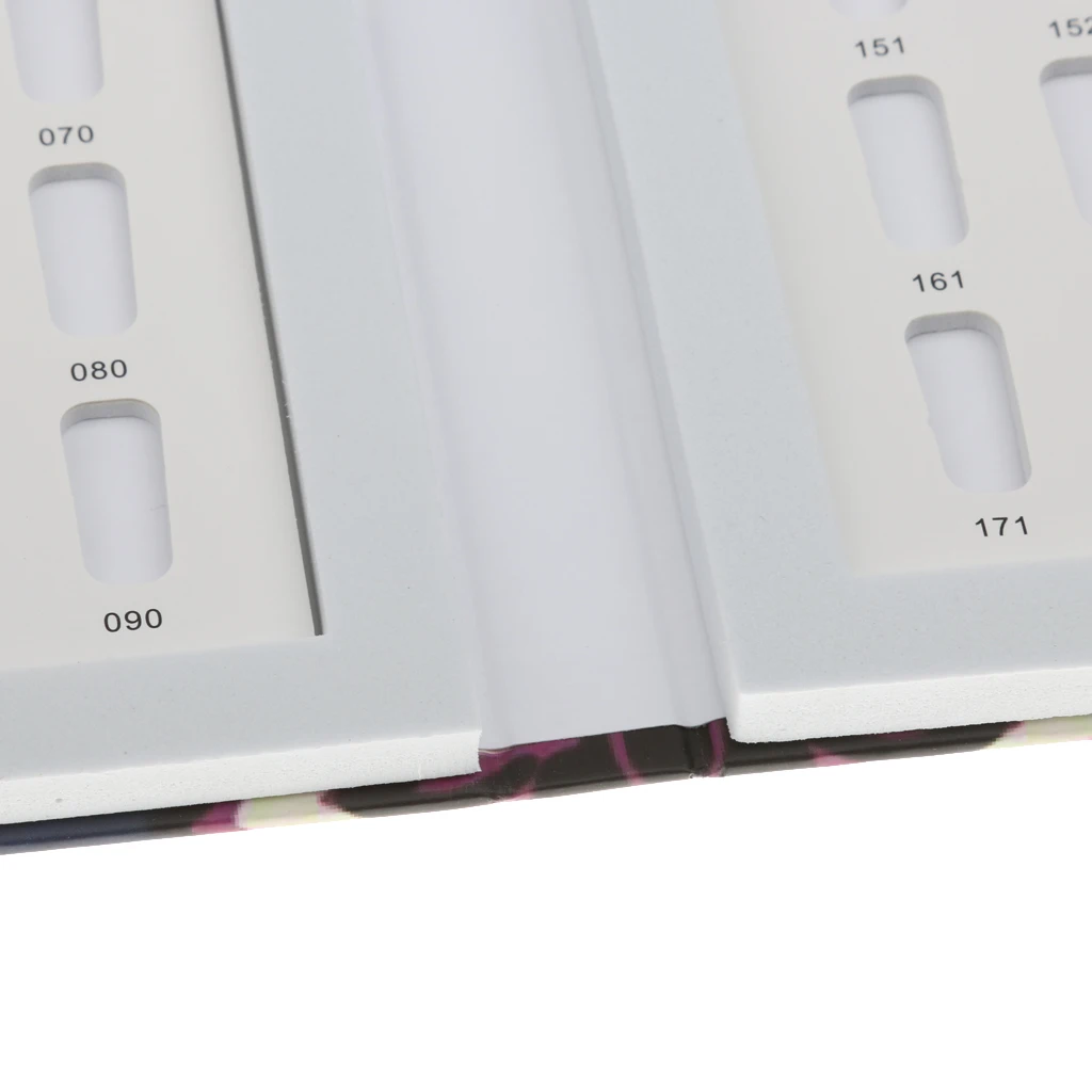 180 Colors Nail Gel Polish Display Book Chart Art Salon UV Dark Blue |