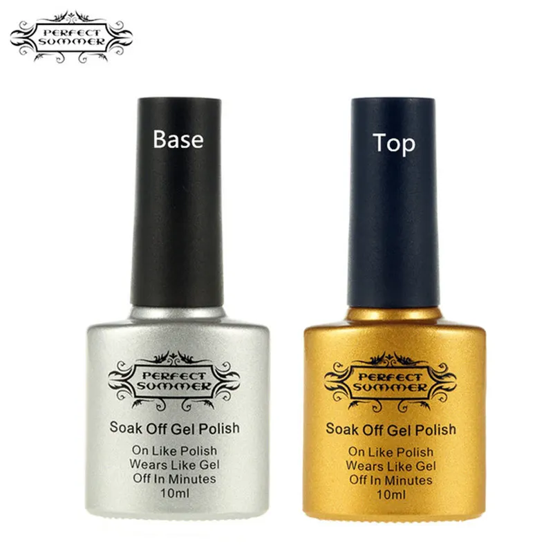 Идеальный летний лак гель для ногтей базовый Top Coat отделка крышки 10 мл светодио