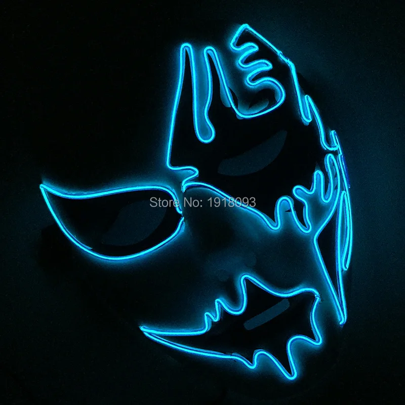 Светящаяся маска для Хэллоуина с активированным звуком DC 3V|novelty lights|mask maskmask for