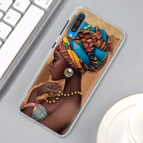 07 Красивые африканские курчавые девочек чехол для samsung Galaxy A30 A40 A50 A70 A6 A8 плюс A7 A9 M30 Футляр для телефона - Цвет: 07
