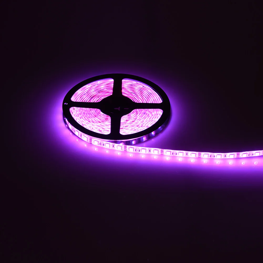 Светодиодный свет полосы 5050 набор RGB DC12V высокое Яркость низкая Напряжение Водонепроницаемый красочные дистанционного Управление 44-клавишным ТВ фон синхро-адаптер длиной 1 м/60 л