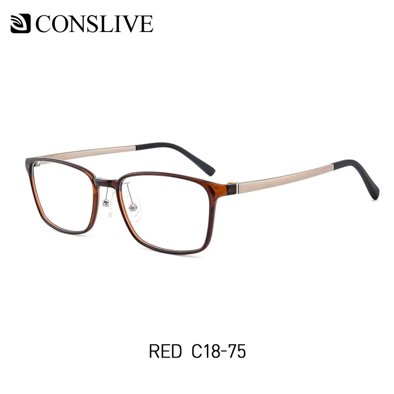 C18-75 Frame ONLY Мужские Оптические очки оправа для зрения близорукость, TR90 многофокальные очки для женщин, прогрессивные оправы для очков 5018 - Цвет оправы: C18-75 Frame ONLY