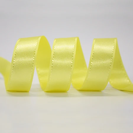 lemon 640 Яма тафта край ленты 6 9 16 22 38 мм 1/4 3/8 5/8 7/8 1,5 дюймов 100 ярдов/рулон Необычные ленты Diy подарки ремесла тесьма ручной работы - Цвет: lemon 640