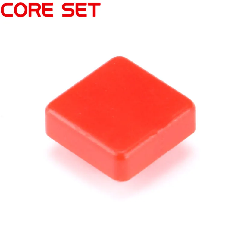 Пластиковые колпачки для переключателей прямоугольные красные крышки