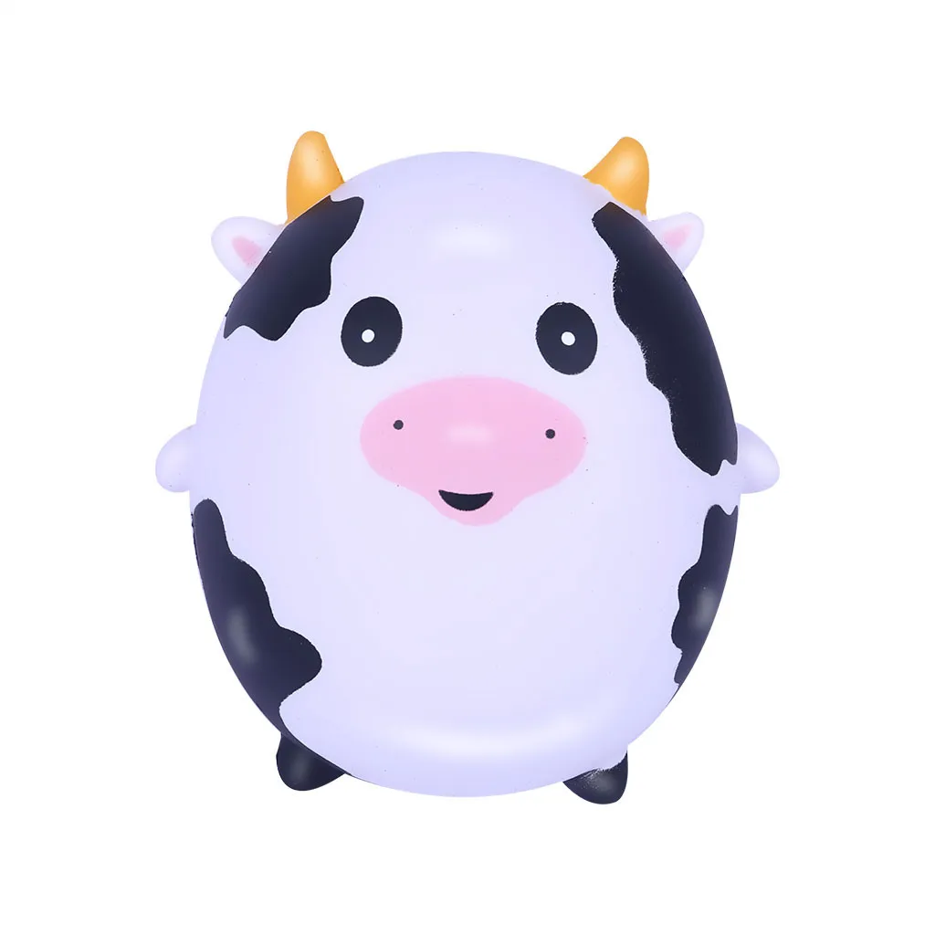 Cow Милые мягкие игрушки, мягкие игрушки, Очаровательные животные, сливки, ароматизированные, медленно поднимающиеся игрушки для снятия стресса, детские игрушки для девочек и мальчиков - Цвет: Cow