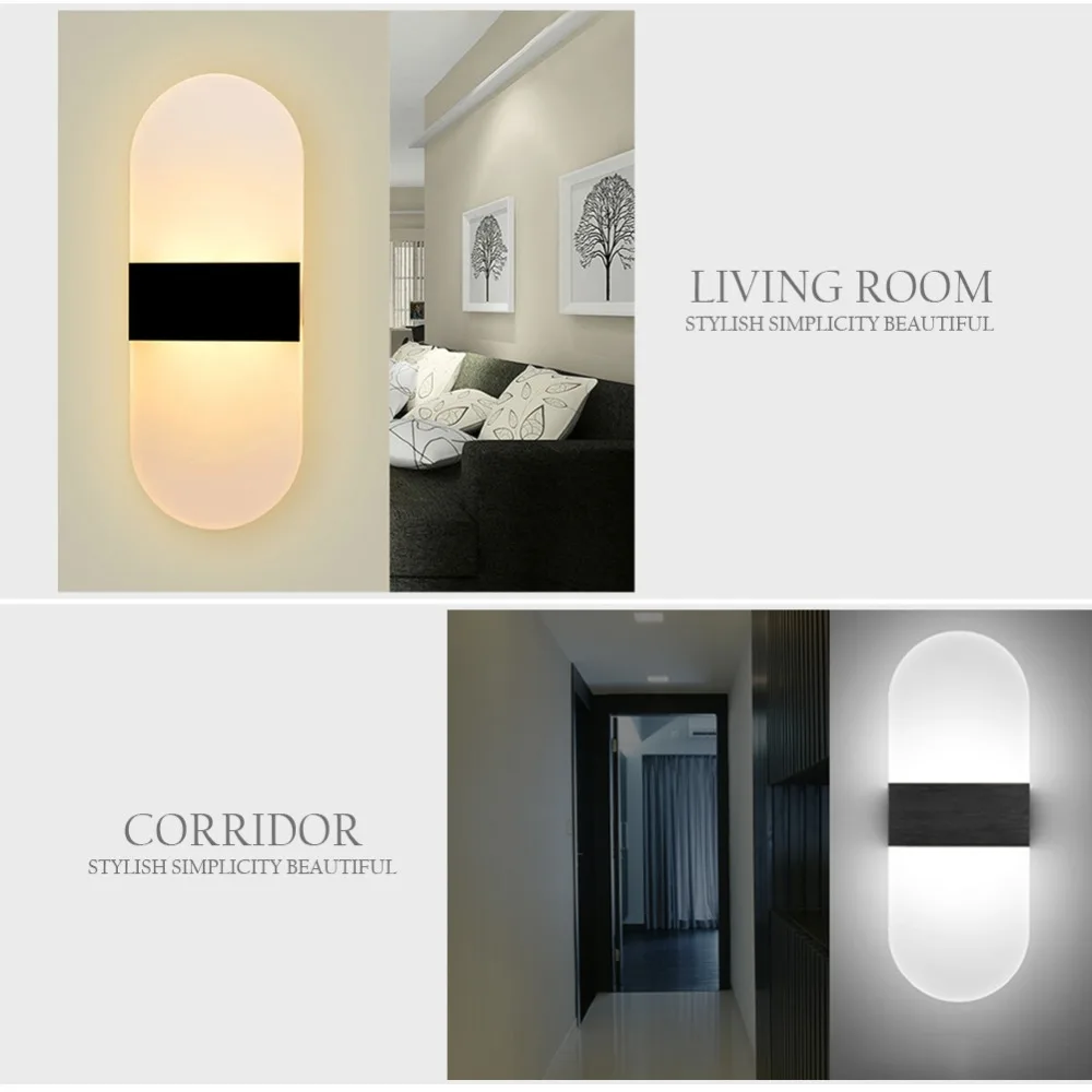 Светодиодный открытый настенный светильник Спальня Гостиная балкон для