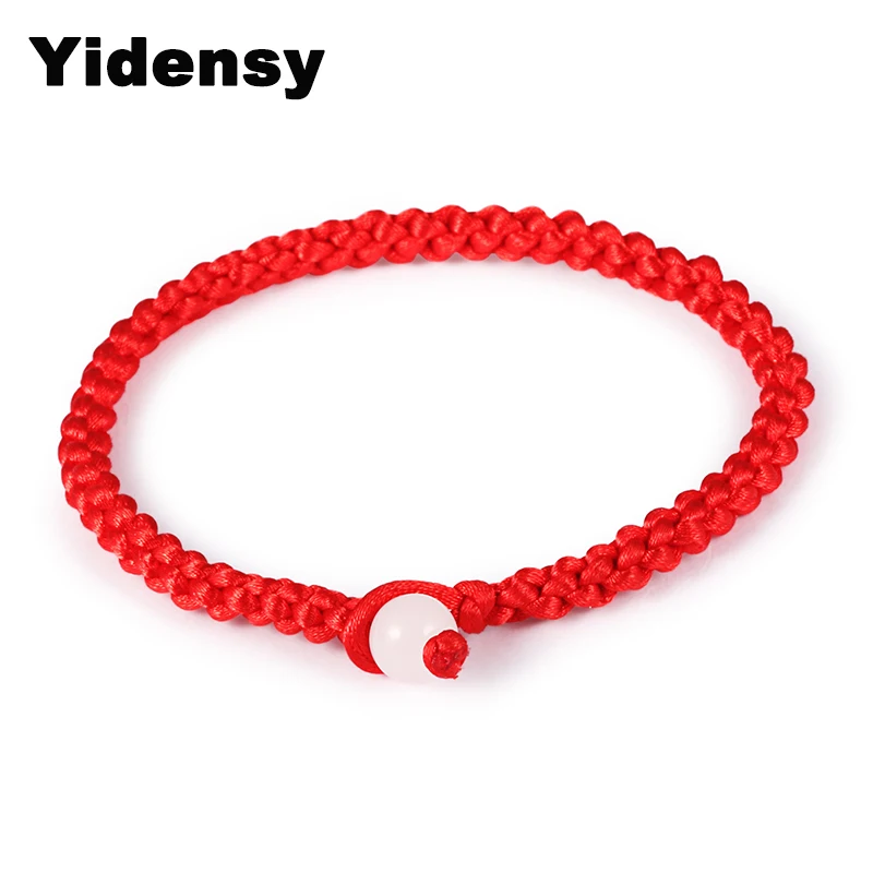Женский плетеный браслет Yidensy простой ручной работы в китайском стиле|red rope