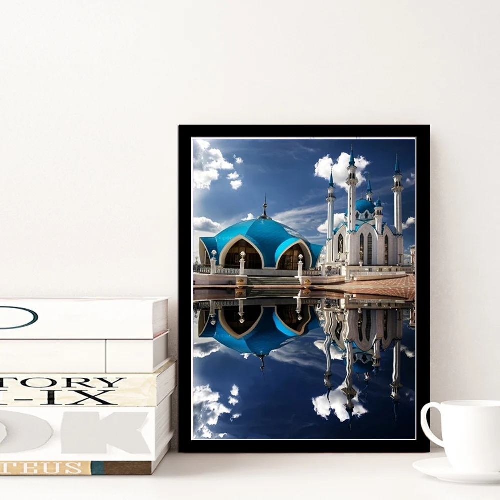 алмазная живопись вышивки крестиком вышивка пейзажи замок картины из страз